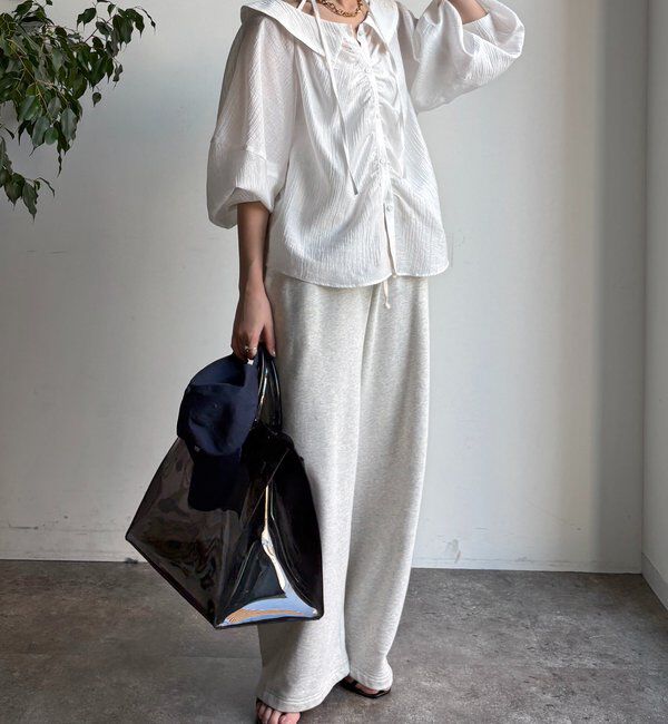  「ギャザーチョーカーブラウス」|シャツ・ブラウス|