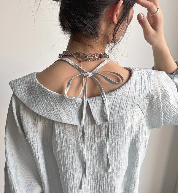  「ギャザーチョーカーブラウス」|シャツ・ブラウス|ミント