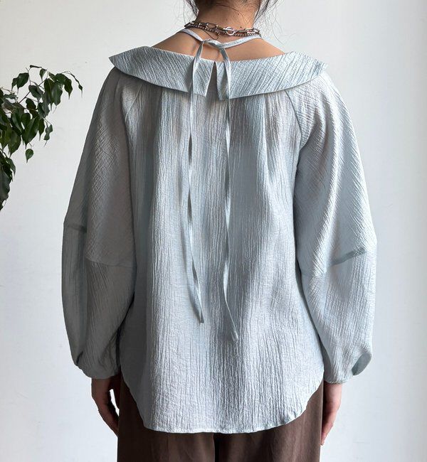  「ギャザーチョーカーブラウス」|シャツ・ブラウス|