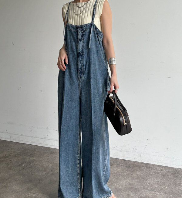  「【WEB限定】ワイドリブノースリーブプルオーバー」|ニット・セーター|