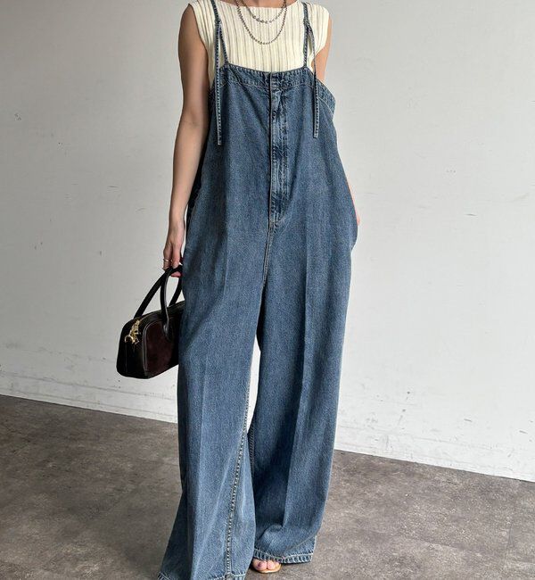  「【WEB限定】ワイドリブノースリーブプルオーバー」|ニット・セーター|