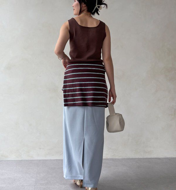  「【WEB限定】カットジョーゼットタイトスカート」|スカート|