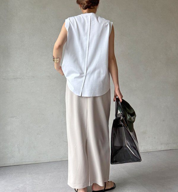  「【WEB限定】カットジョーゼットタイトスカート」|スカート|