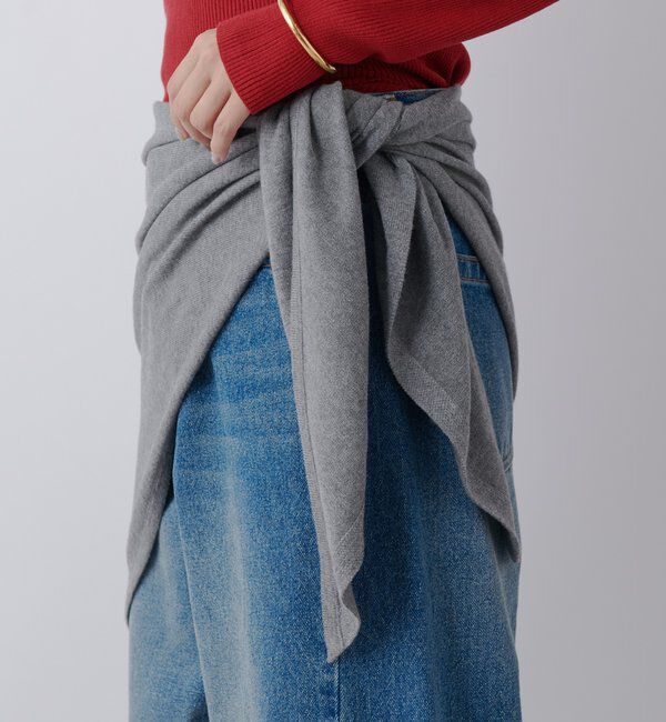  「【新色追加/リバイバル】【MONN.:.(モン)】サンカクストール」|ストール|