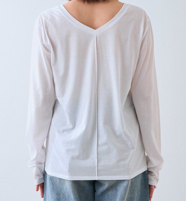  「【着回し力抜群】2wayセミシアーロンTee」|Tシャツ・カットソー|