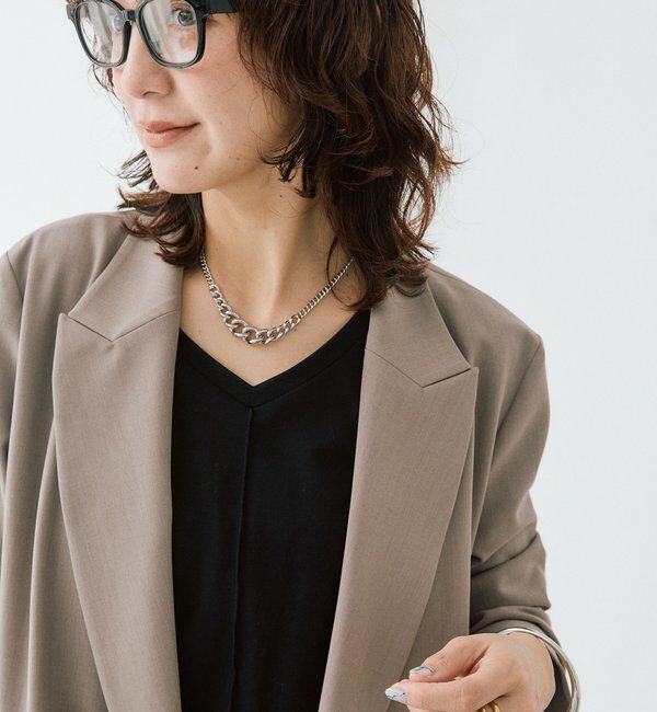  「【着回し力抜群】2wayセミシアーロンTee」|Tシャツ・カットソー|