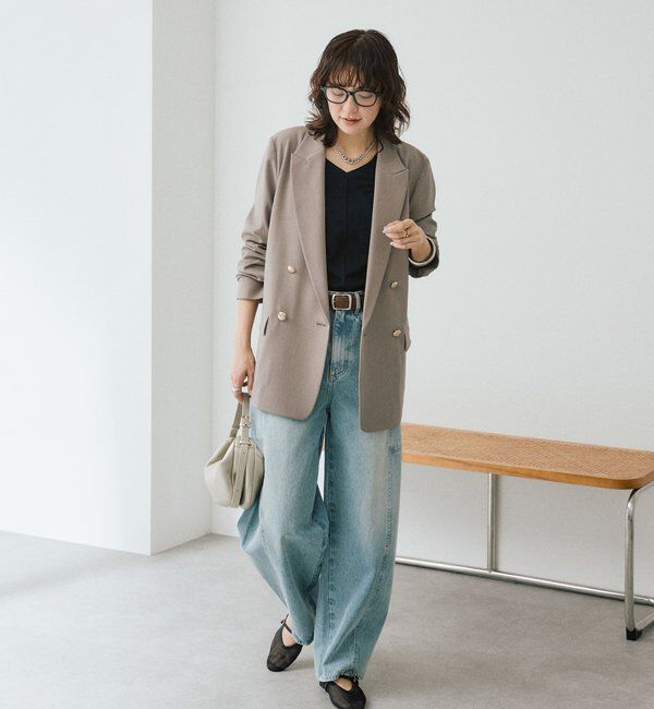  「【着回し力抜群】2wayセミシアーロンTee」|Tシャツ・カットソー|