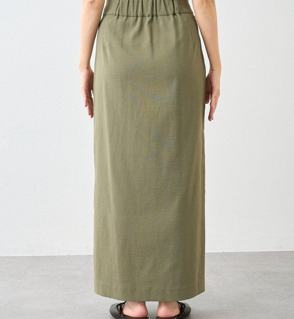  「【ウオッシャブル/多機能】フロントZIPタイトスカート」|スカート|