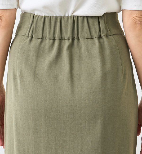  「【ウオッシャブル/多機能】フロントZIPタイトスカート」|スカート|