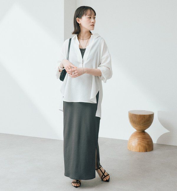  「【シリーズ累計販売数一万枚突破！】2WAYリブタンクワンピース」|ワンピース|