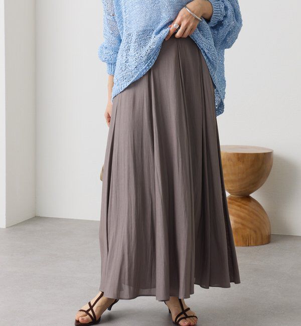  「【軽やか素材】カッセンサーキュラースカート」|スカート|