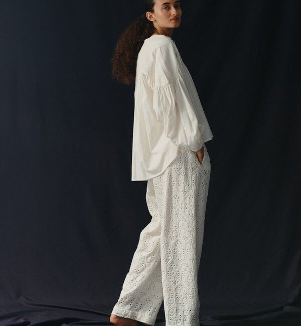  「【Dhritie】ギャザースキッパーブラウス」|シャツ・ブラウス|