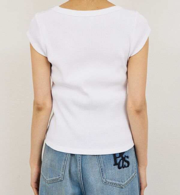  「【PEAS】コットンシルクチビTee」|Tシャツ・カットソー|