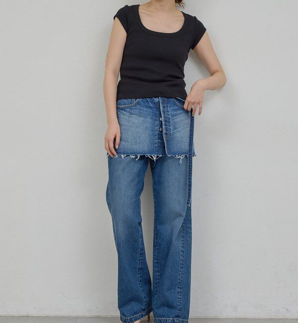  「【PEAS】コットンシルクチビTee」|Tシャツ・カットソー|