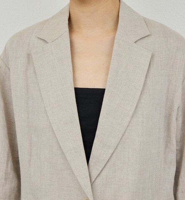  「【セットアップ対応】リネンジャケット」|その他|