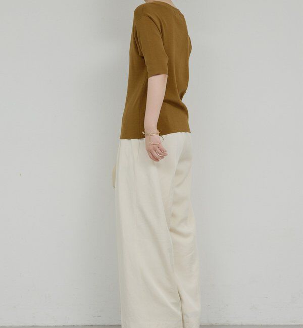  「【手洗い可】ペプラムニットカーデ」|ニット・セーター|