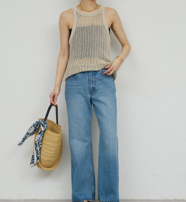  「センタークリースフレアデニム」|デニム|