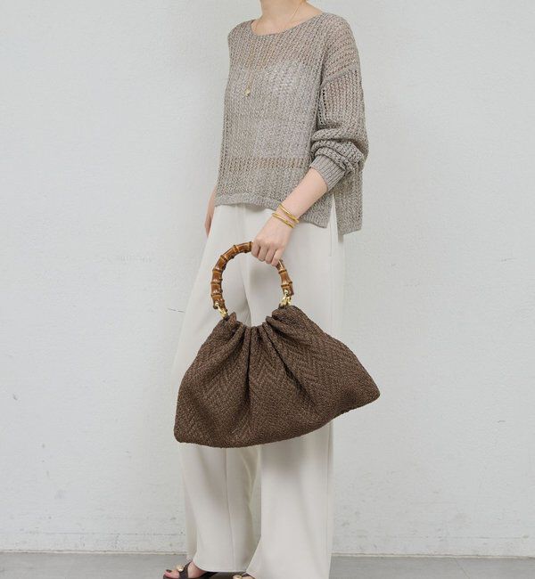  「レーシーメッシュニット」|ニット・セーター|