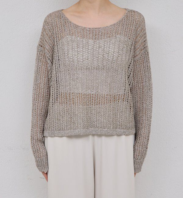  「レーシーメッシュニット」|ニット・セーター|