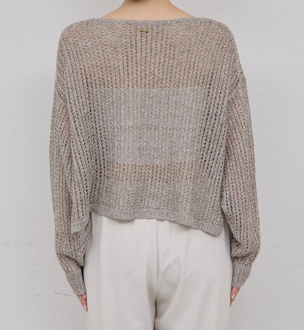  「レーシーメッシュニット」|ニット・セーター|