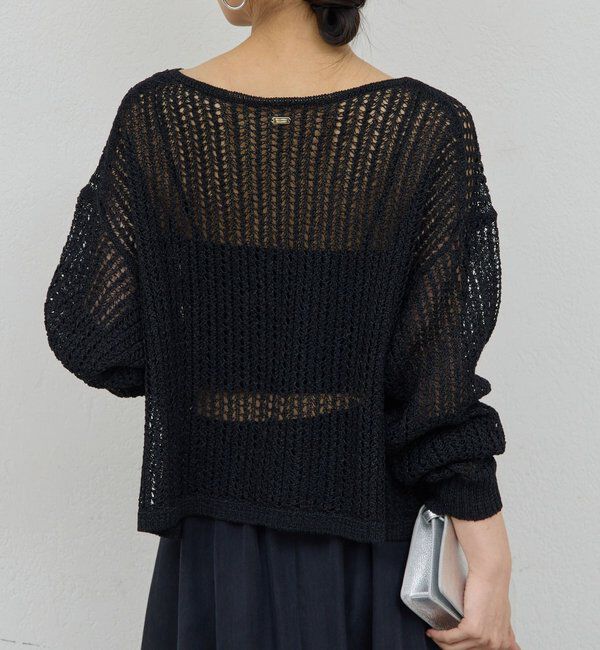  「レーシーメッシュニット」|ニット・セーター|
