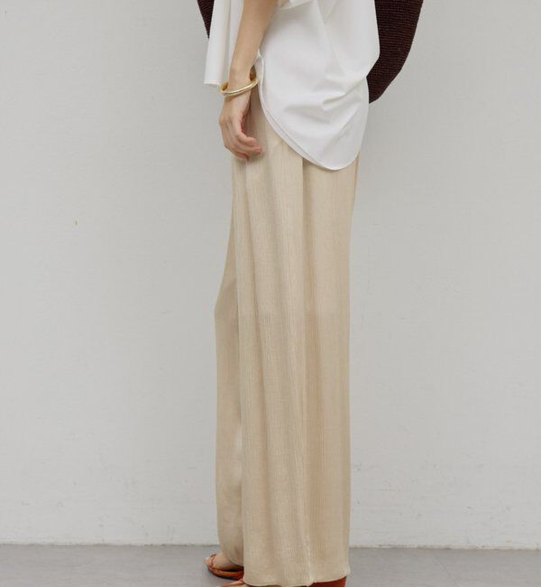  「サテンヨウリュウワイドパンツ」|チノ|