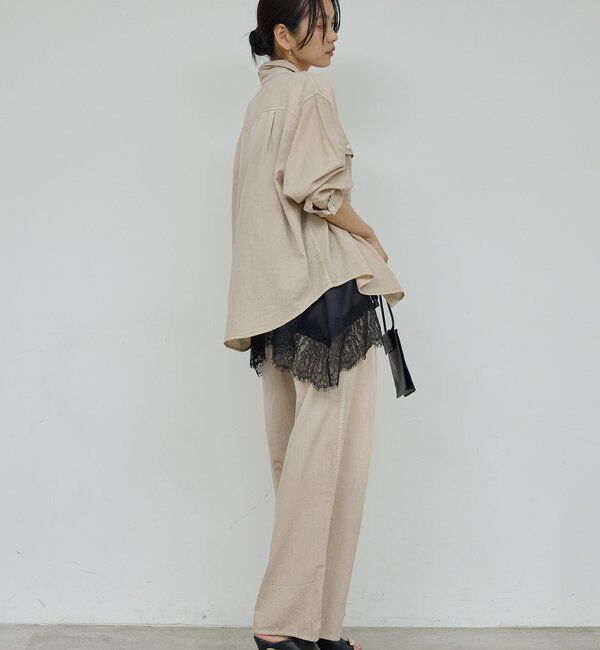  「【驚くほど軽い！】シアーデニムシャツ」|シャツ・ブラウス|