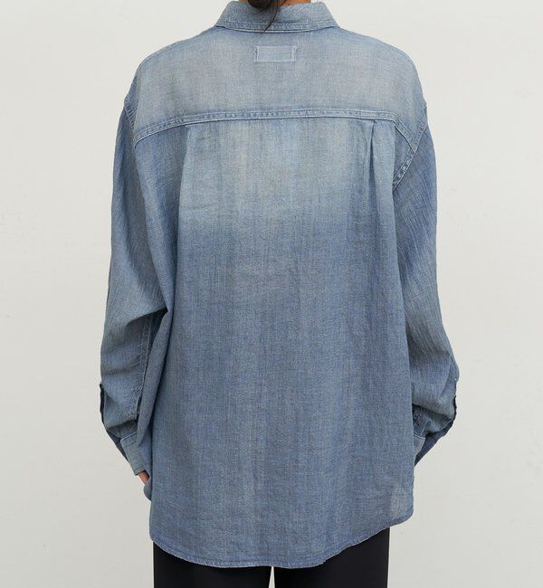  「【驚くほど軽い！】シアーデニムシャツ」|シャツ・ブラウス|