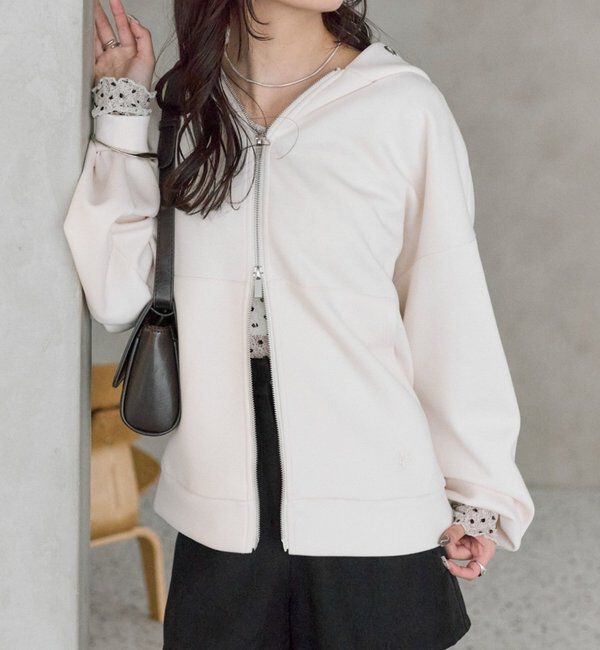  「WZIPフーディーパーカー」|パーカー|アイボリー