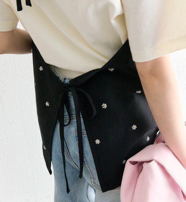  「ビジューフラワーホルタービスチェ」|シャツ・ブラウス|