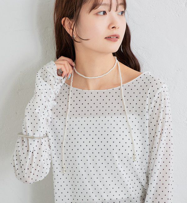  「パールラインチョーカーネックレス」|リング|