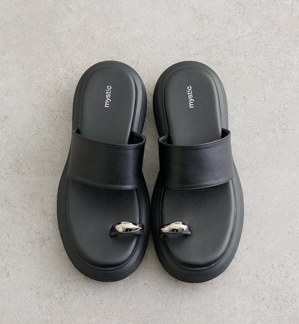  「ボリュームソールモチーフサンダル」|サンダル|