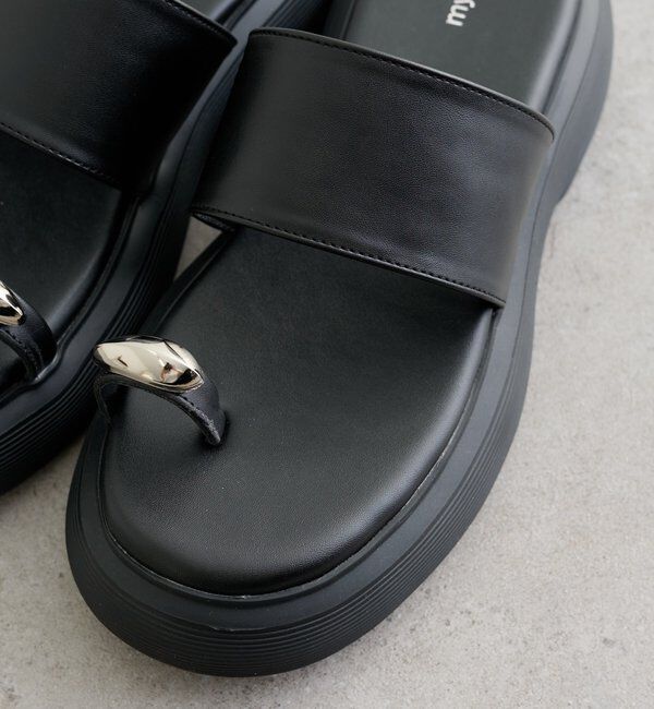  「ボリュームソールモチーフサンダル」|サンダル|