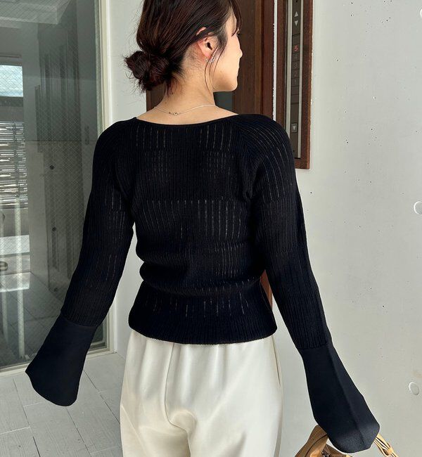  「フロントギャザーニット」|ニット・セーター|