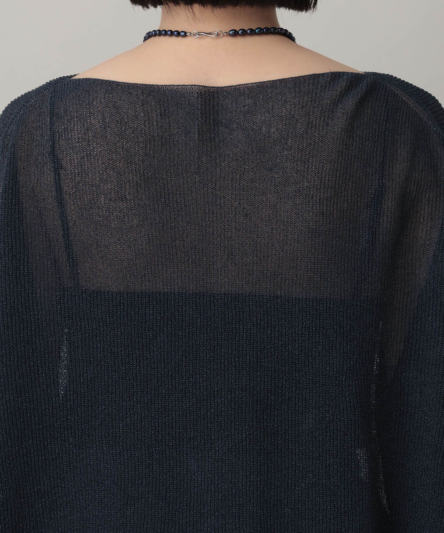 A part by 「シアーペーパーニットプルオーバー_長袖」|ニット・セーター|