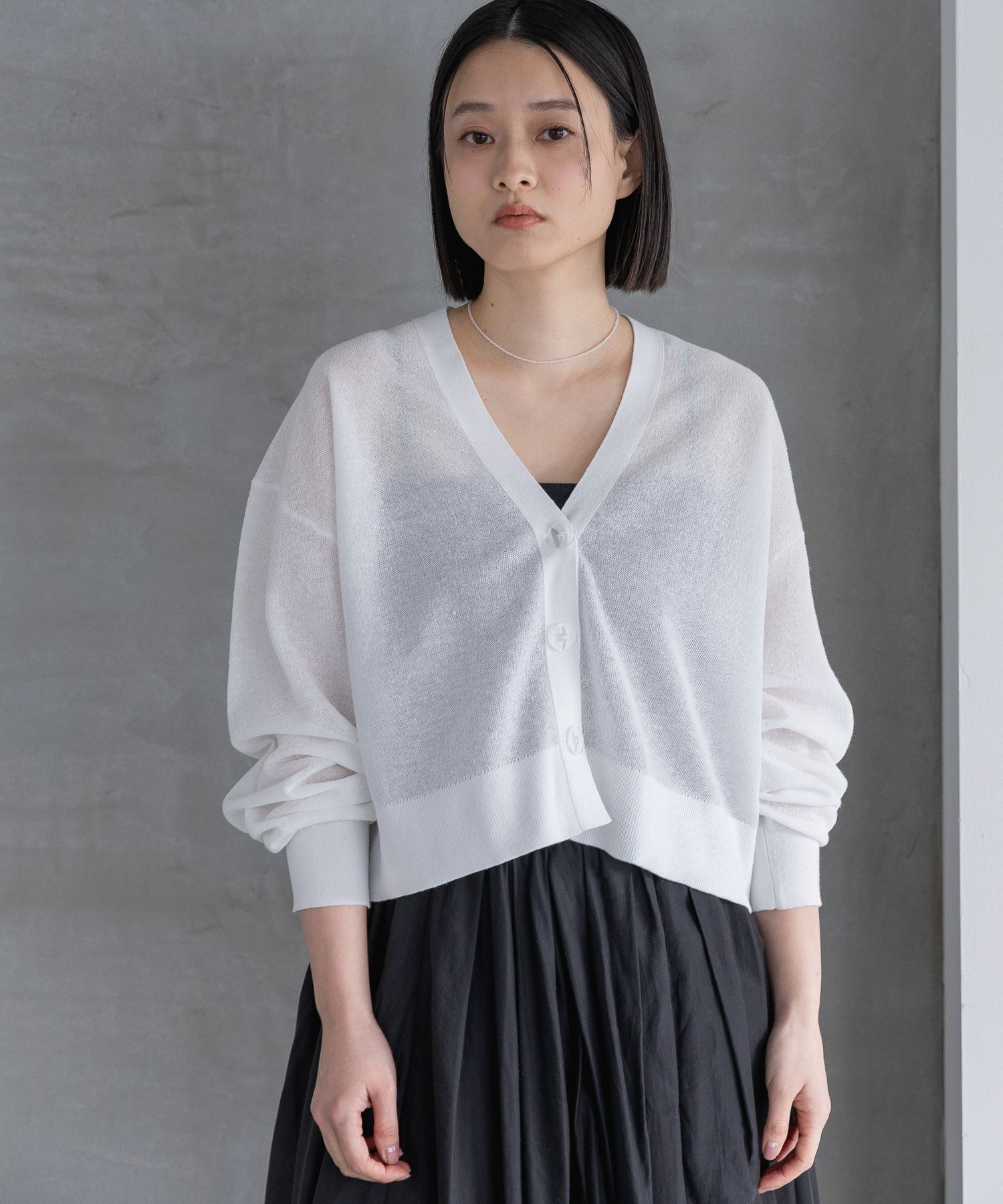 A part by 「シアースポンジカーディガン」|ニット・セーター|