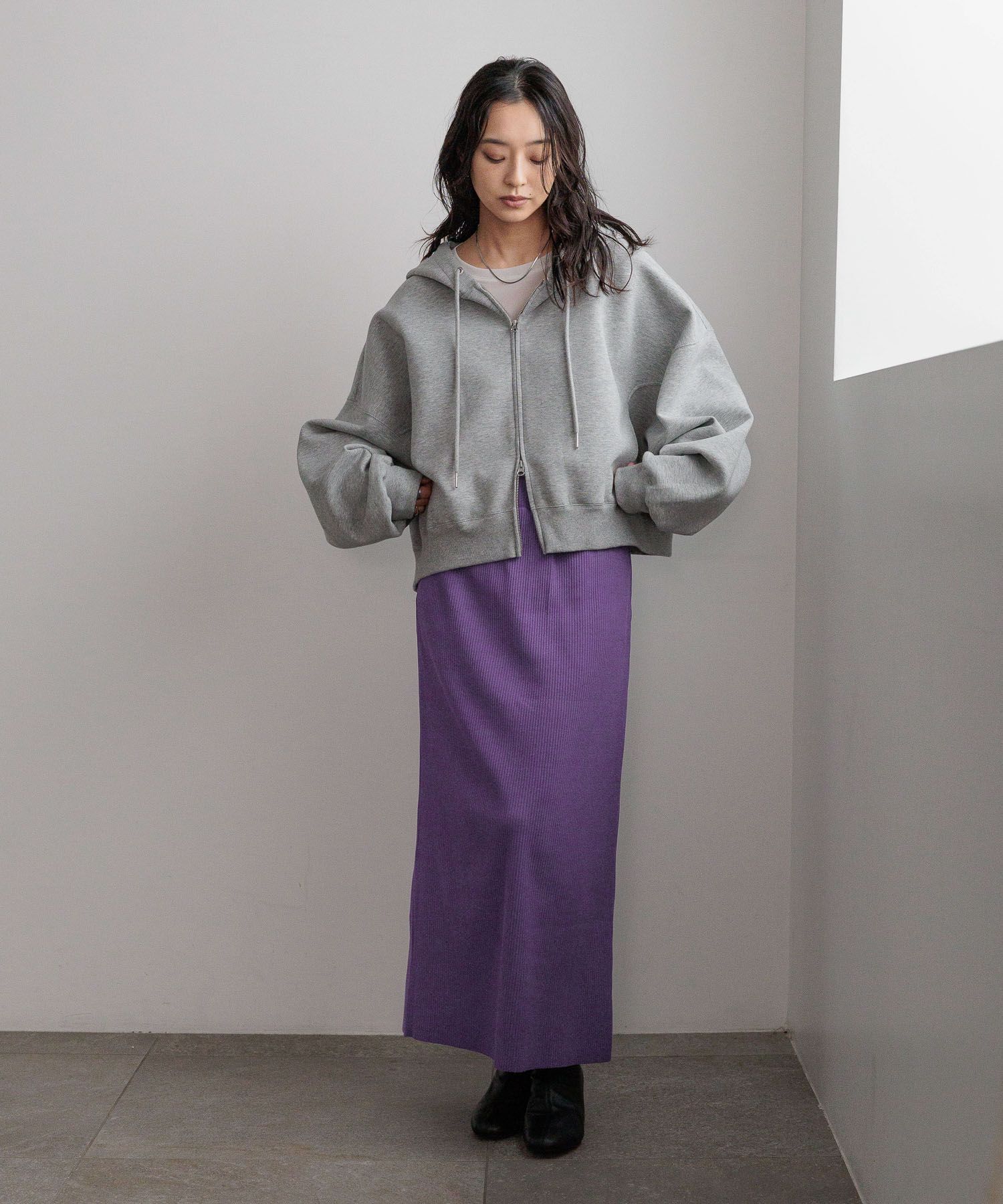 LOWRYS FARM「ＺＩＰショートフーディ」|パーカー|