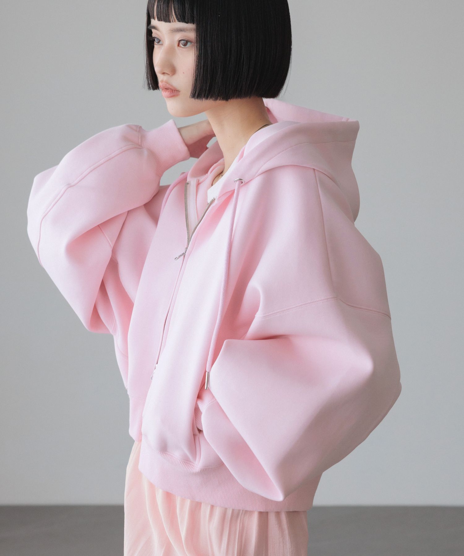 LOWRYS FARM「ＺＩＰショートフーディ」|パーカー|