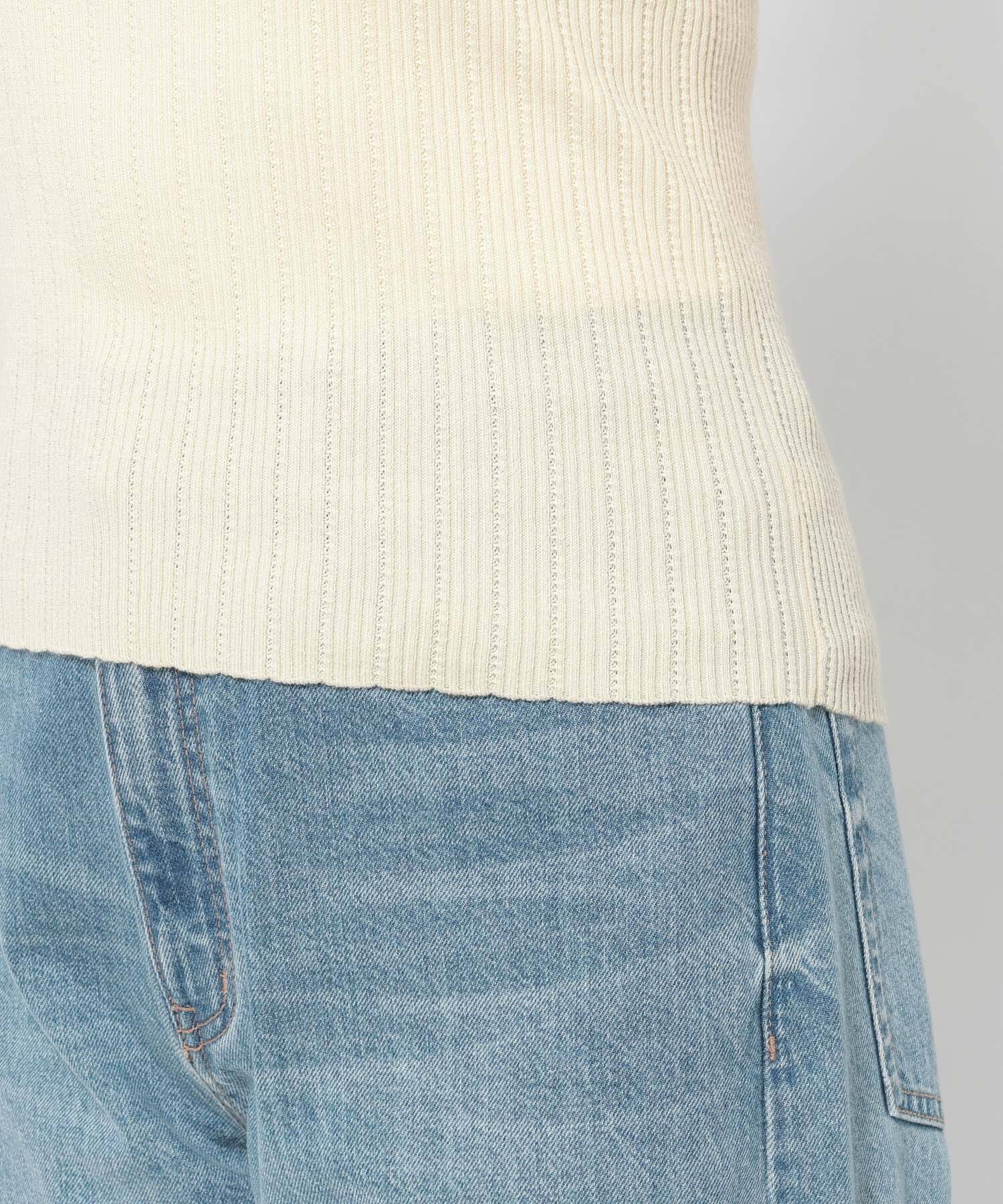 LOWRYS FARM「フリルニットタンク」|ニット・セーター|