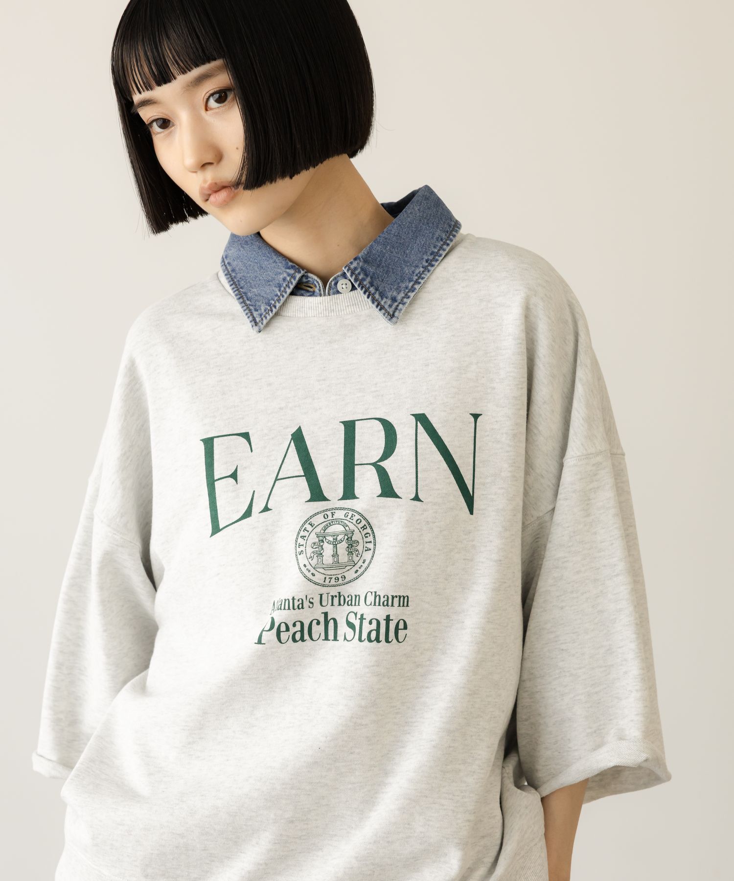 LOWRYS FARM「 ミニウラケロゴ６Ｓ」|Tシャツ・カットソー|