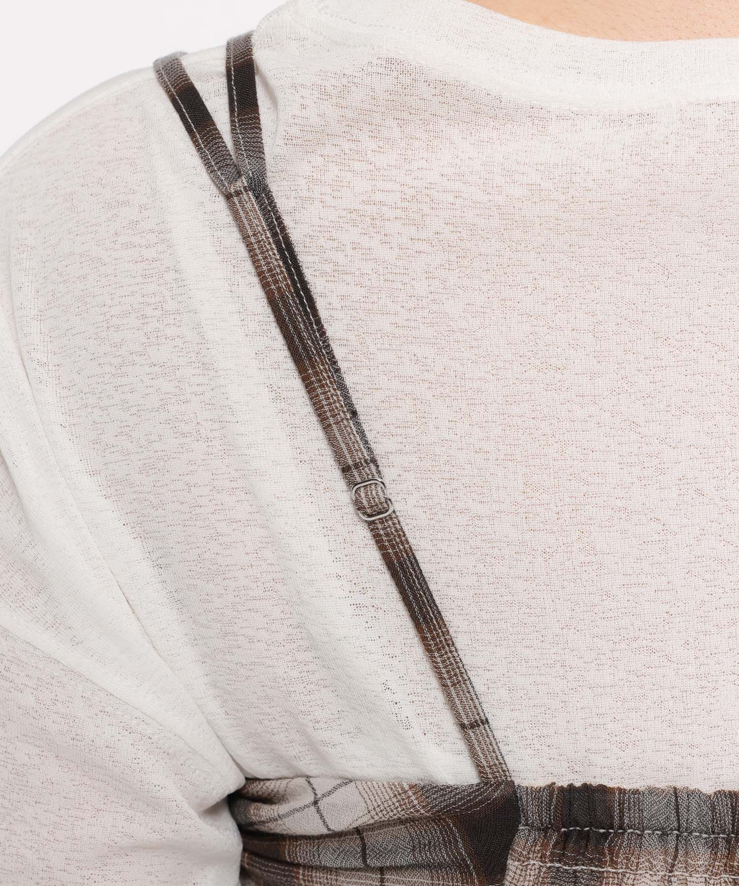 LOWRYS FARM「チェックキャミチュニック」|シャツ・ブラウス|