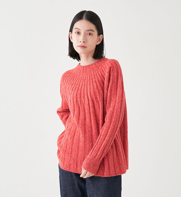 collex「ミックスヤーンニットプルオーバー」|ニット・セーター|