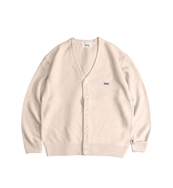 ABAHOUSE「【PENNEY'S / ペニーズ】THE FOX COLOR CARDIGAN」|ニット・セーター|グレージュ