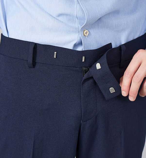 ABAHOUSE「【セットアップ対応】RIRANCHA ランダムマットストレッチ スラックスパンツ」|スラックス|