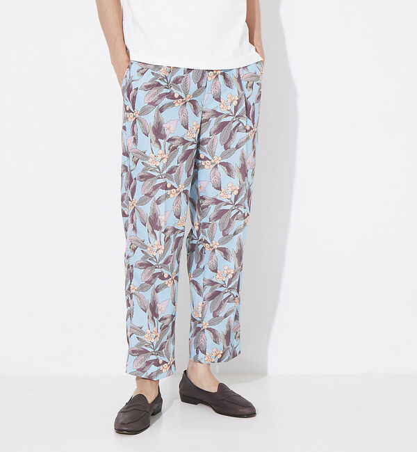 ABAHOUSE「ロンシャンプリント 総柄イージーパンツ」|その他|ブルー系その他1
