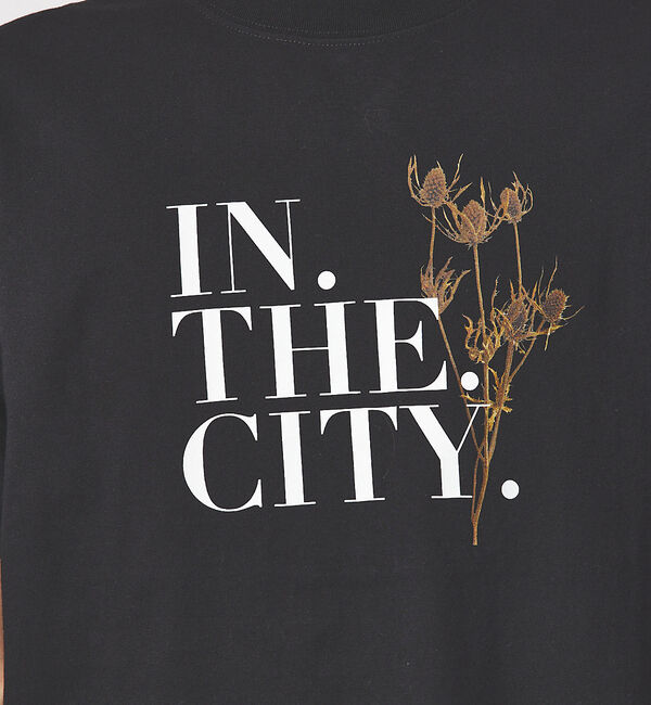 ABAHOUSE「【IN THE CITY】ドライフラワー 半袖 Tシャツ」|Tシャツ・カットソー|