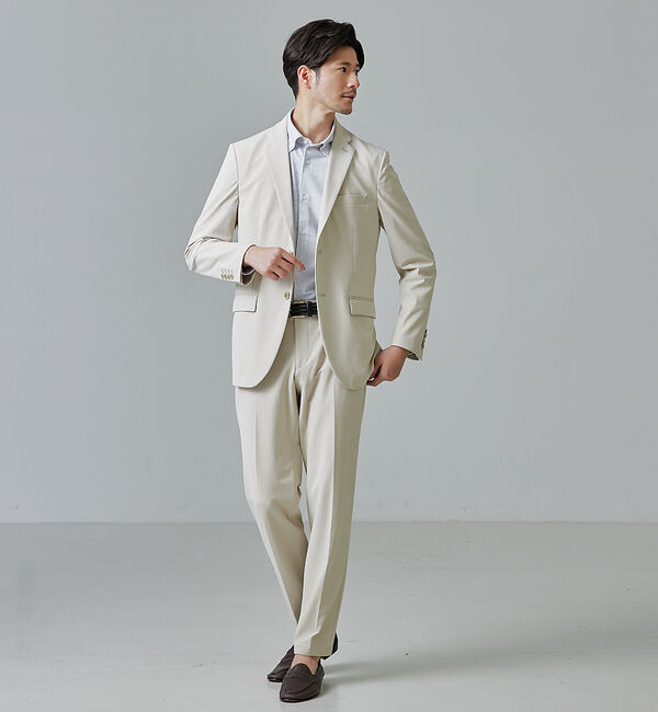 ABAHOUSE「【セットアップ対応/FLEX PANTS】マルチストレッチ イージースラックス」|スラックス|