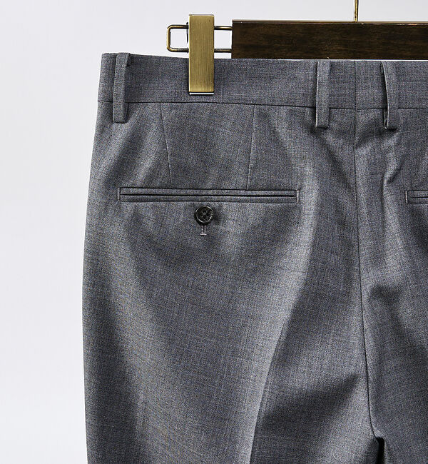 ABAHOUSE「【セットアップ対応/CANONICO】Super120トロピカルウール  スラッ」|スラックス|