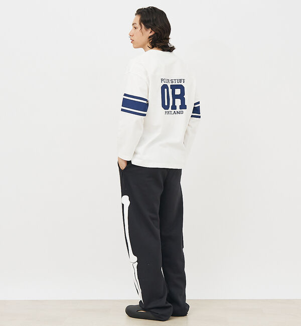 ABAHOUSE「【POLeR/ポーラー】 FOOTBALL SHIRT/フットボール　ロングtシ」|Tシャツ・カットソー|