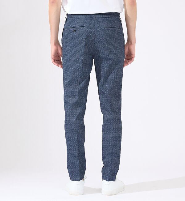 ABAHOUSE「【セットアップ対応 / 軽量 / ハイパーストレッチ】ワッシャー プリント スラ」|スラックス|